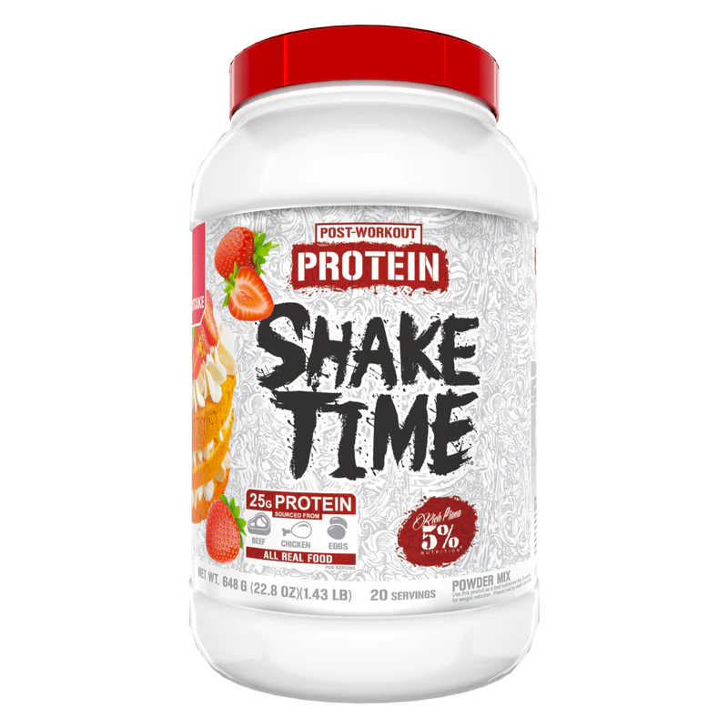 5% Nutrition Shake Time Real Food Protein