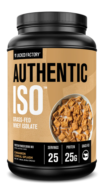 Jacked Factory Authentic ISO Grass-Fed Whey Protein Isolate
