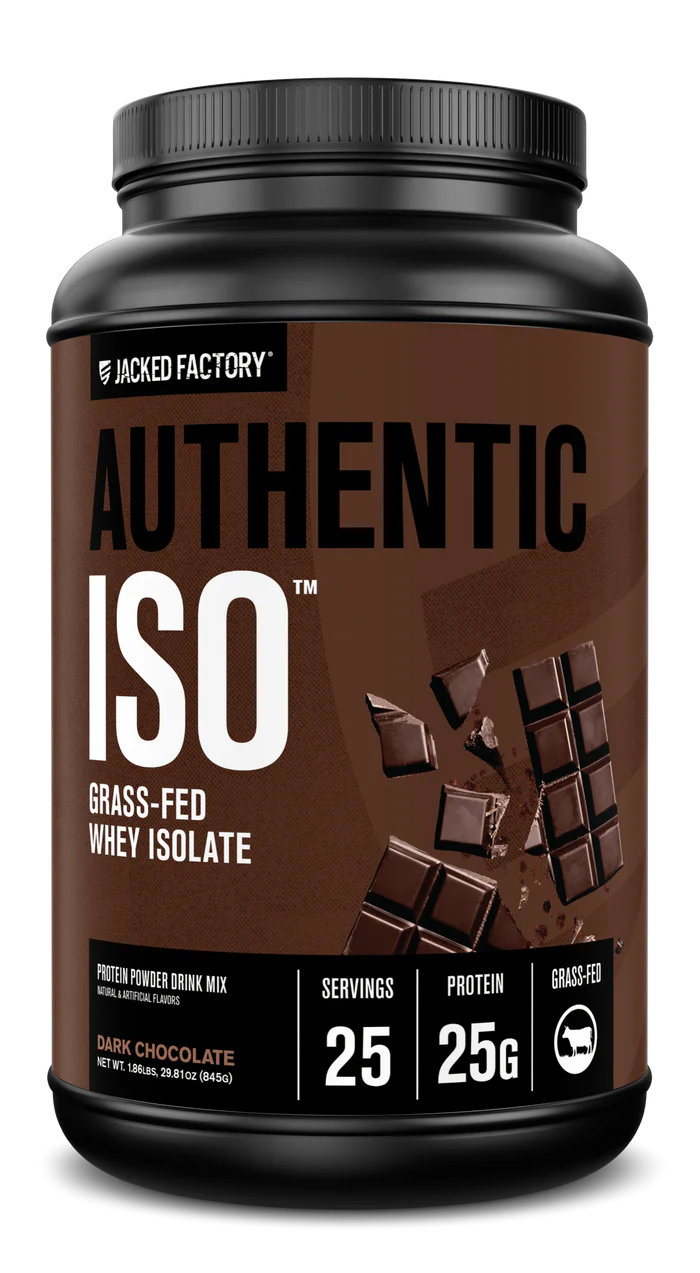 Jacked Factory Authentic ISO Grass-Fed Whey Protein Isolate