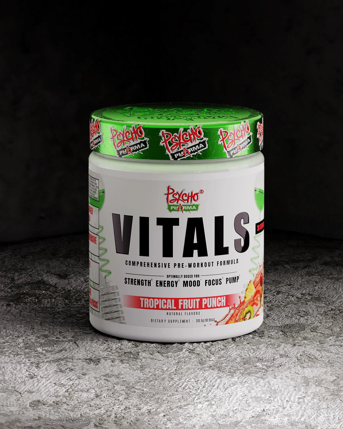 Psycho Pharma VITALS Pre-Workout | Energy, Pump & Focus