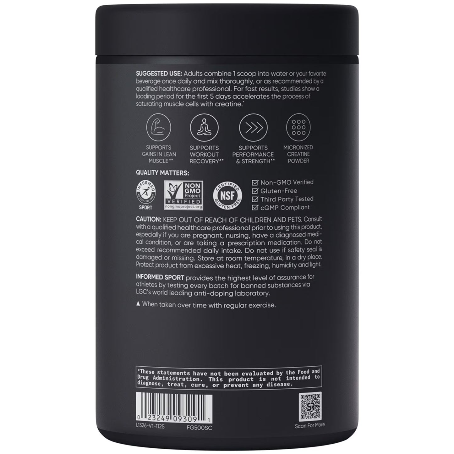 Sports Research Micronized Creatine Monohydrate -165 Servings, Unflavored
