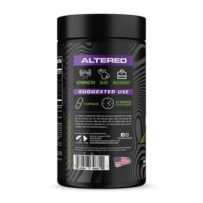 Alchemy Labs ALTERED – Turkesterone Lean Muscle & Performance Support - Mann Nutrition