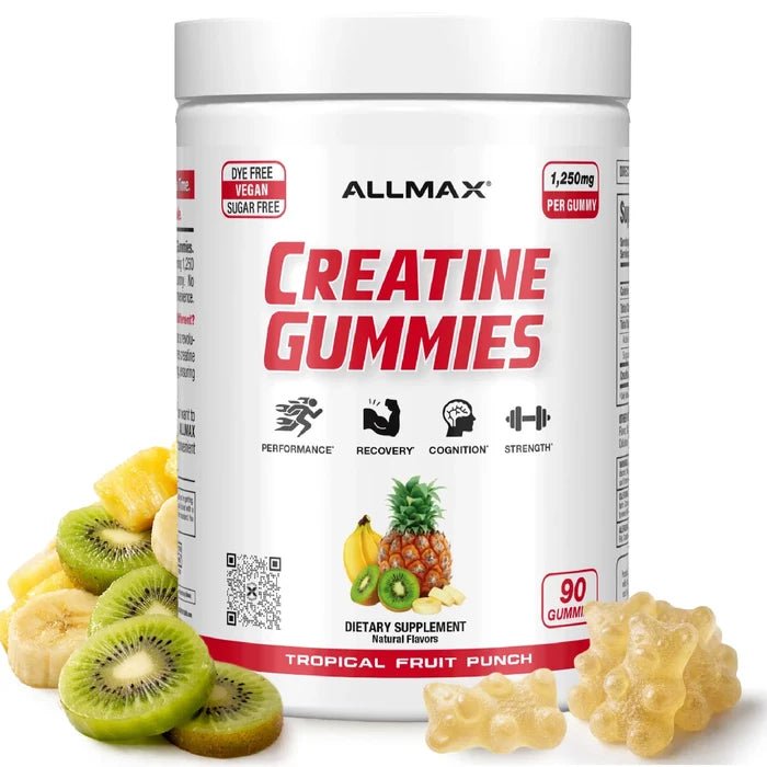 ALLMAX Creatine Gummies | 5g Creatine | Sugar-Free - Mann Nutrition