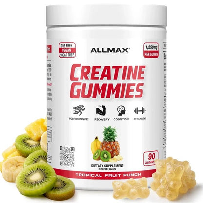 ALLMAX Creatine Gummies | 5g Creatine | Sugar-Free - Mann Nutrition