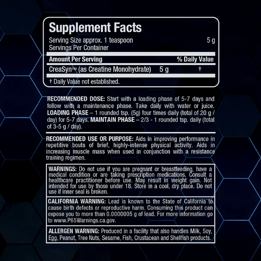 ALLMAX Creatine Monohydrate Powder – 100% Pure Micronized Creatine, 5g Per Serving - Mann Nutrition