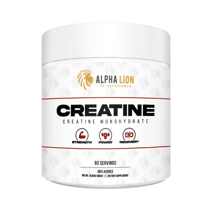 Alpha Lion Creatine Monohydrate – 5g Creatine, Unflavored, 60 Servings - Mann Nutrition