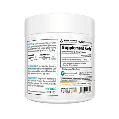 Alpha Lion Glycerol HydroPrime® - Mann Nutrition