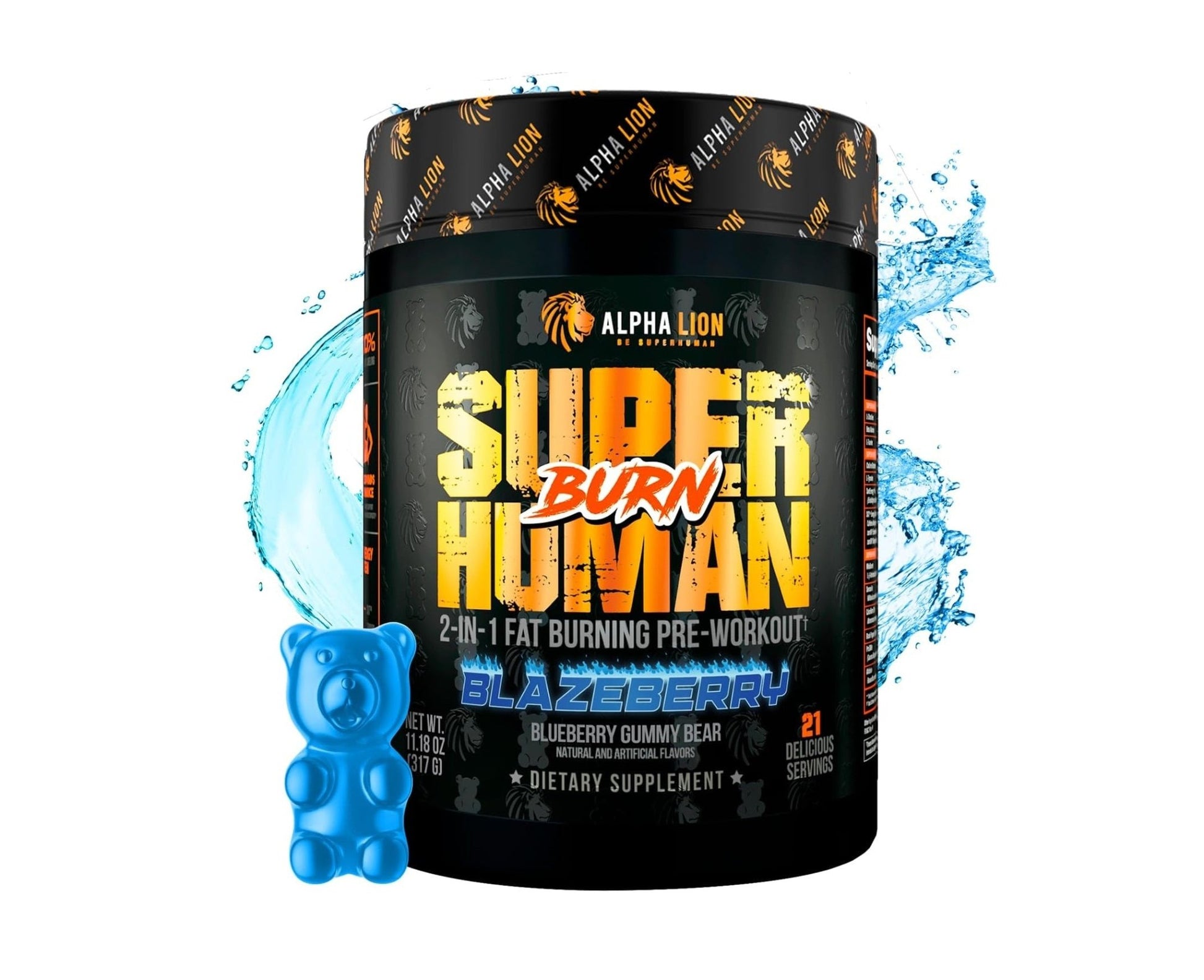 Alpha Lion Super Human Burn 21 Servings - Mann Nutrition