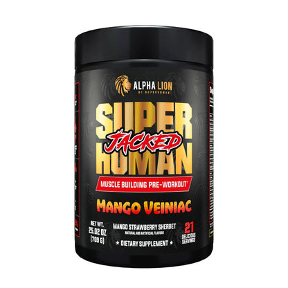 Alpha Lion Super Human Jacked Muscle Building Pre Workout  - Mann Nutrition