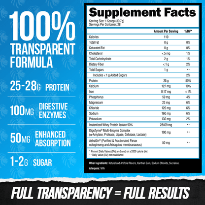 Alpha Lion SUPERHUMAN Protein – 100% Whey Protein Isolate, 25g Protein - Mann Nutrition