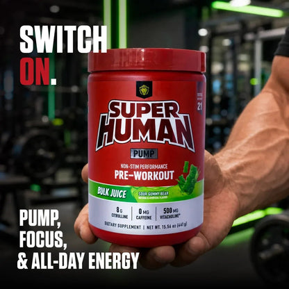 Alpha Lion SUPERHUMAN Pump – Stimulant-Free Pre-Workout - Mann Nutrition