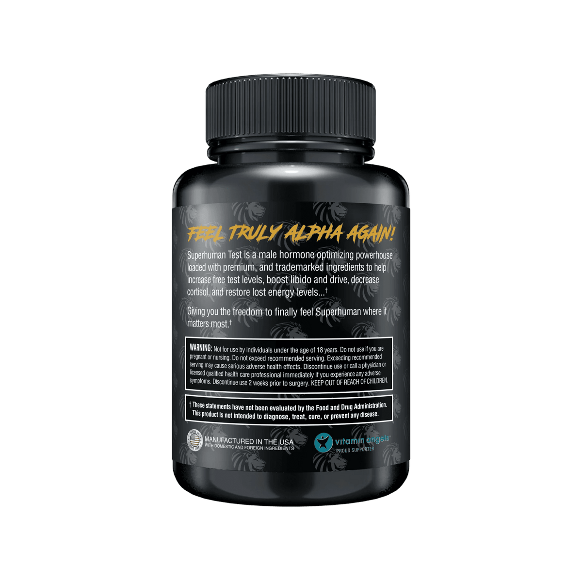 Alpha Lion SUPERHUMAN Test 90 Capsules - Mann Nutrition