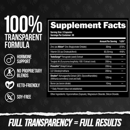 Alpha Lion SUPERHUMAN Test 90 Capsules - Mann Nutrition