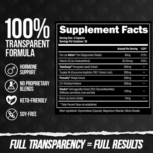 Alpha Lion SUPERHUMAN Test 90 Capsules - Mann Nutrition