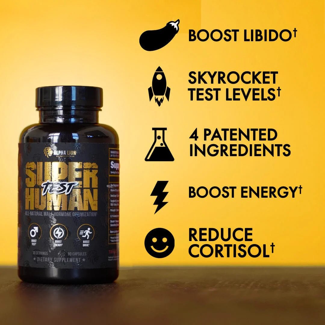 Alpha Lion SUPERHUMAN Test 90 Capsules - Mann Nutrition