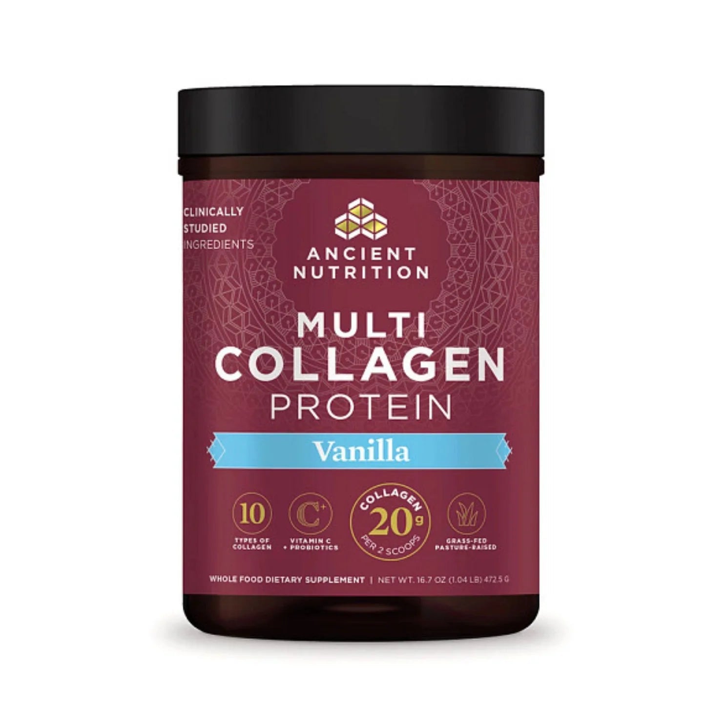 Ancient Nutrition Multi Collagen - Vanilla  - Mann Nutrition