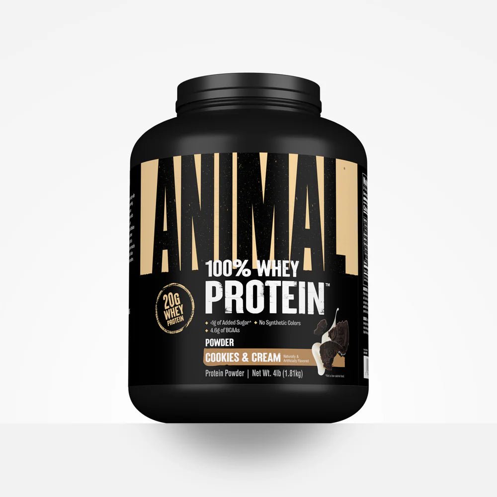 Animal 100% Whey Protein – 4 lb| Cookies & Cream Flavor - Mann Nutrition