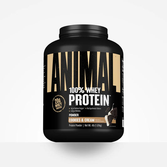 Animal 100% Whey Protein – 4 lb| Cookies & Cream Flavor - Mann Nutrition