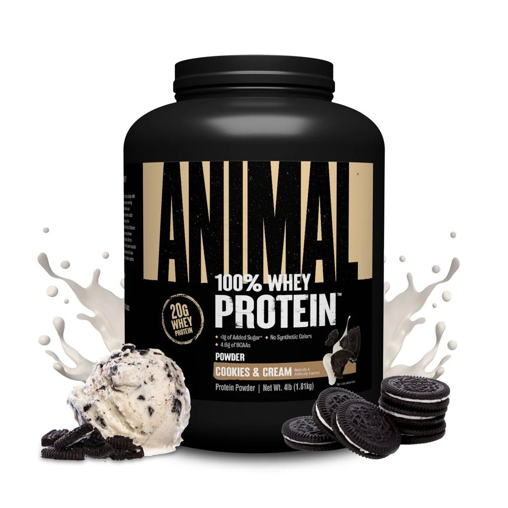 Animal 100% Whey Protein – 4 lb| Cookies & Cream Flavor - Mann Nutrition