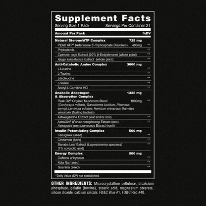 Animal M-Stak Muscle Builder – Non-Hormonal Lean Muscle Support | 21 Packs - Mann Nutrition