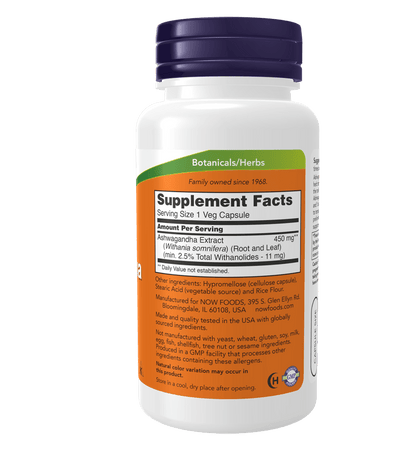 Ashwagandha 450mg - Mann Nutrition