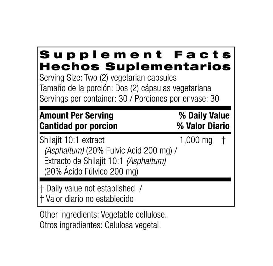 Bio Nutrition Shilajit (Asphaltum) - Mann Nutrition