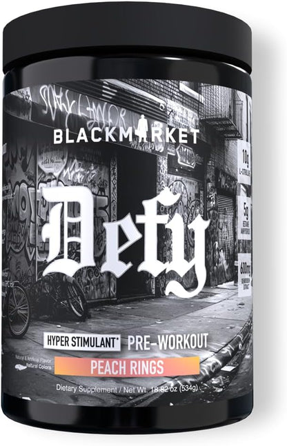 BlackMarket Labs DEFY Hyper-Stimulant Pre-Workout - Mann Nutrition