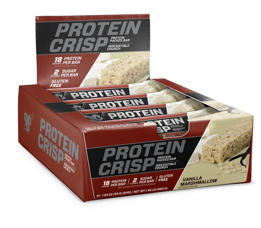 Bsn Protein Crisp Protein Bar - Pack of 12  - Mann Nutrition