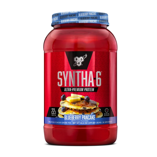 BSN SYNTHA-6 Protein Powder | 2.91lbs Blueberry Pancake Flavor - Mann Nutrition