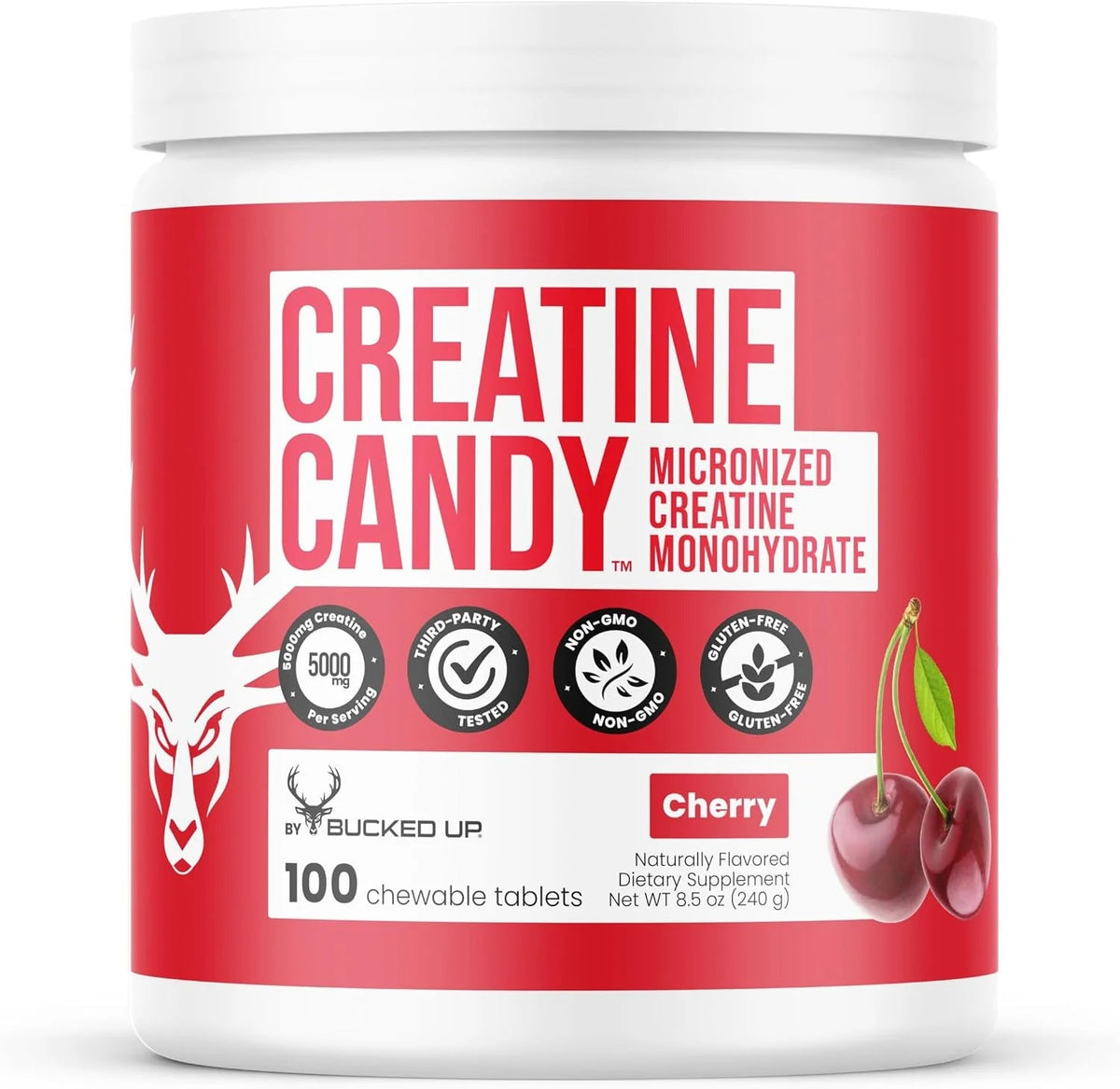 Bucked Up Creatine Candy | 5g Micronized Creatine Monohydrate Chewables - Mann Nutrition