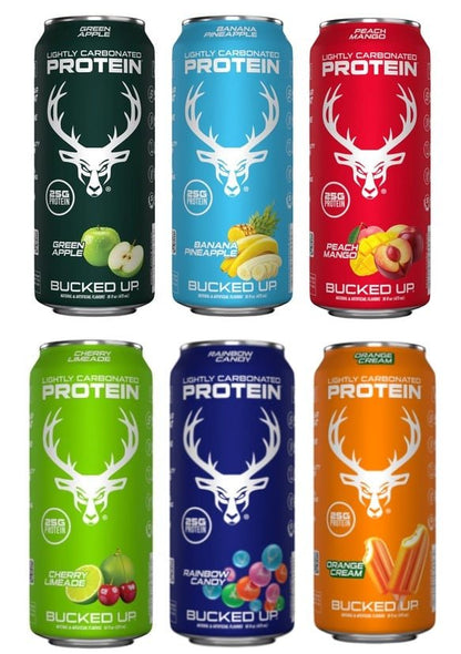 Bucked Up Lightly Carbonated Protein Drink  - Mann Nutrition