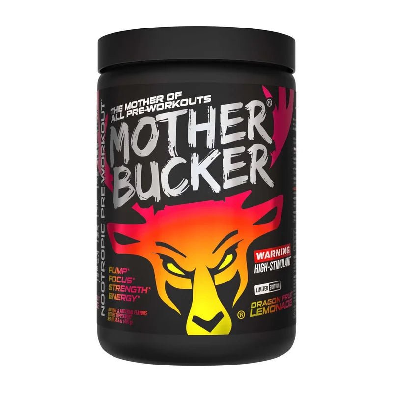 Bucked Up Mother Bucker Pre-Workout | 400mg Caffeine for Extreme Energy, Focus & Pumps - Mann Nutrition