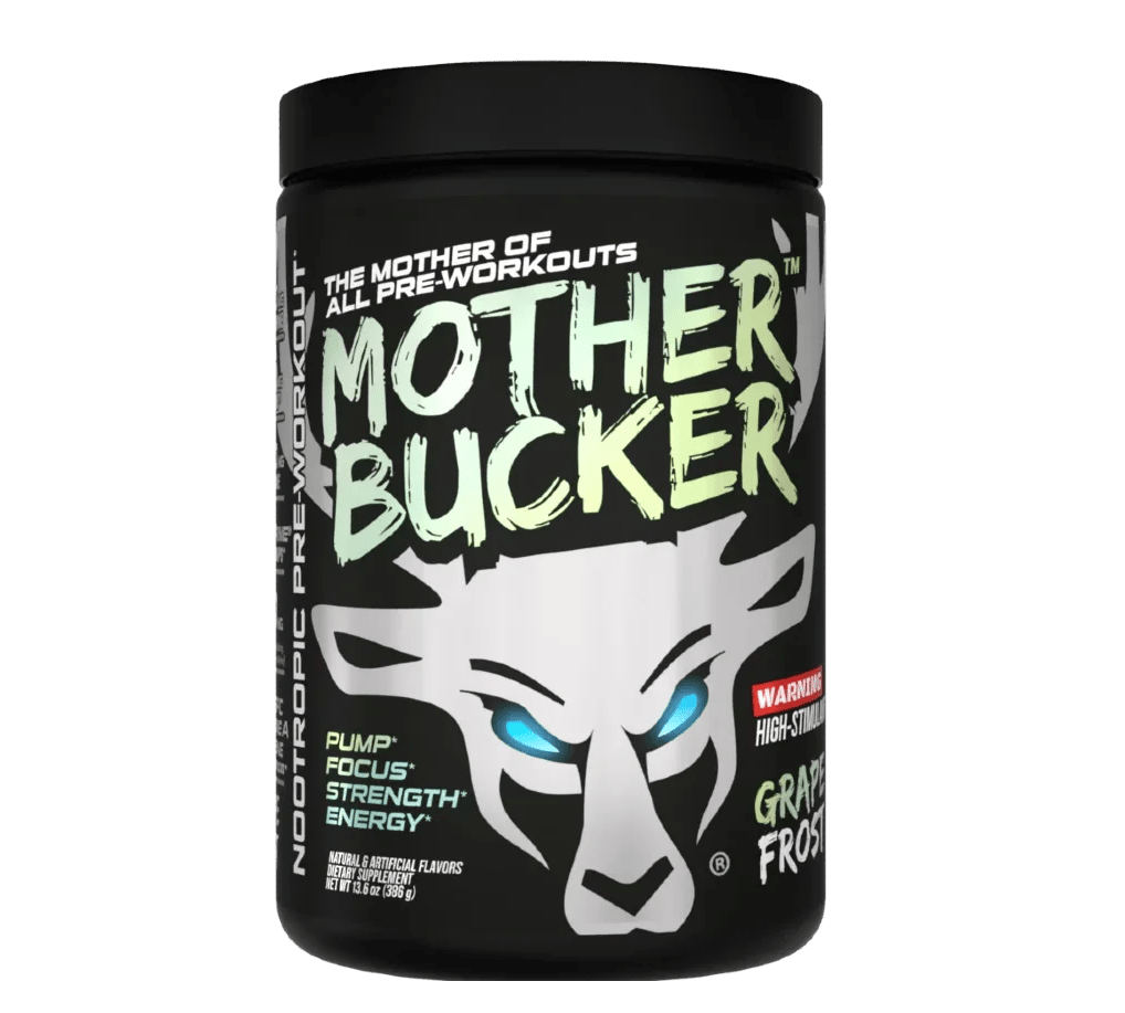 Bucked Up Mother Bucker Pre-Workout | 400mg Caffeine for Extreme Energy, Focus & Pumps - Mann Nutrition