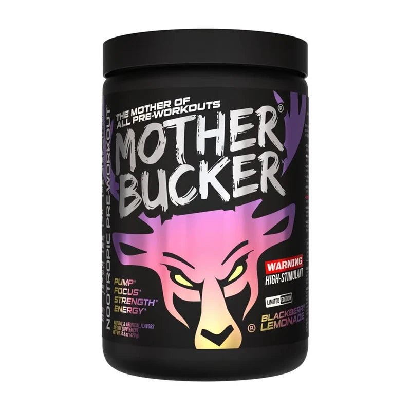Bucked Up Mother Bucker Pre-Workout | 400mg Caffeine for Extreme Energy, Focus & Pumps - Mann Nutrition