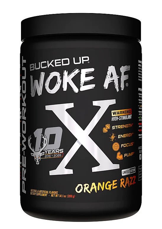 Bucked Up Woke AF - High Stimulant Pre-Workout - Mann Nutrition