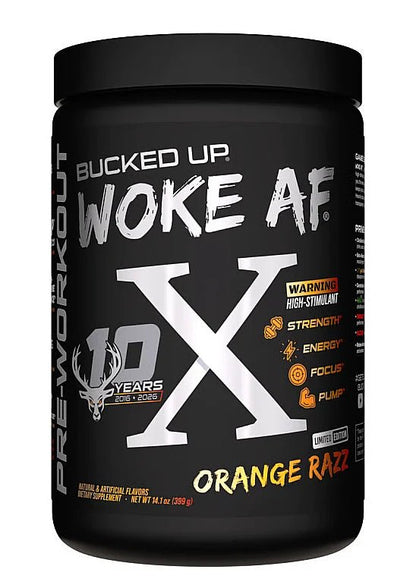 Bucked Up Woke AF - High Stimulant Pre-Workout - Mann Nutrition