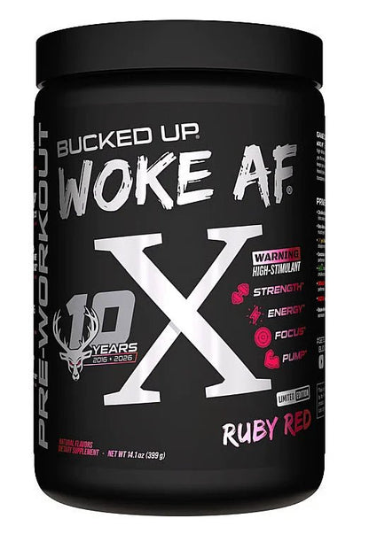 Bucked Up Woke AF - High Stimulant Pre-Workout - Mann Nutrition