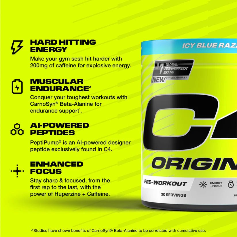 C4 Original Pre workout Powder - Mann Nutrition