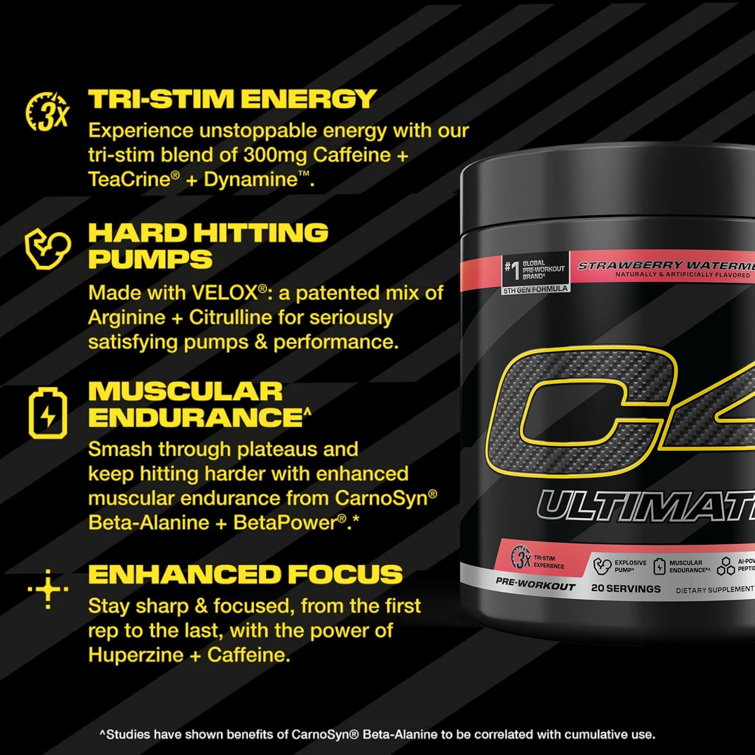 C4 Ultimate Pre Workout 20 Servings  - Mann Nutrition