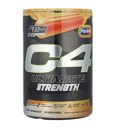 Cellucor C4 Ultimate Strength Pre Workout Powder | Orange | 20 Servings