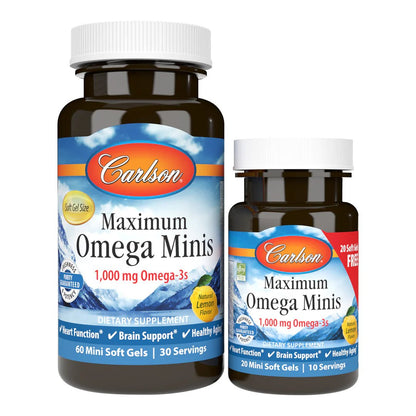 Carlson Maximum Omega minis - Mann Nutrition