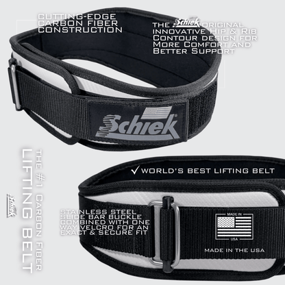 CF3004 Schiek Carbon Fiber Lifting Belt sku-52268221104424- Mann Nutrition