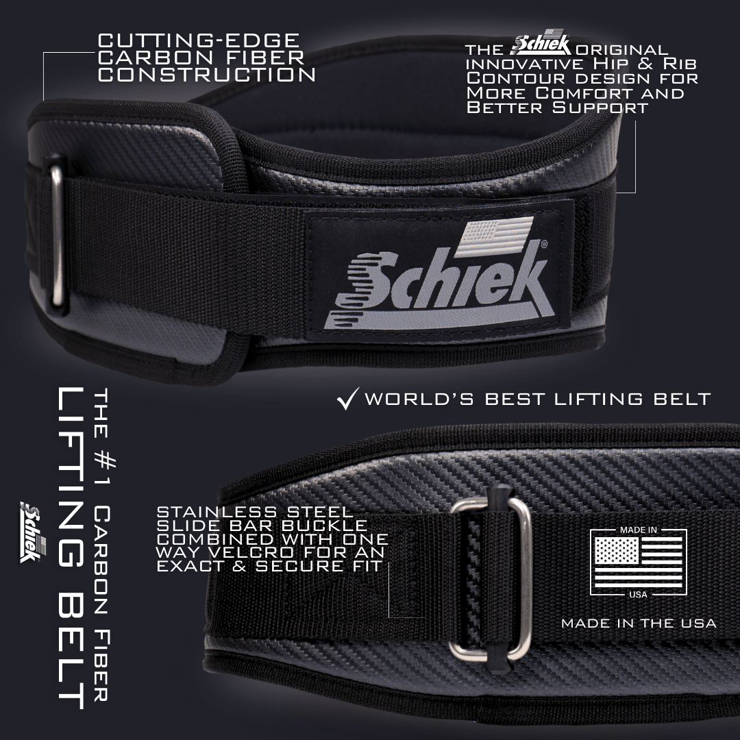 CF3004 Schiek Carbon Fiber Lifting Belt sku-52268221333800- Mann Nutrition