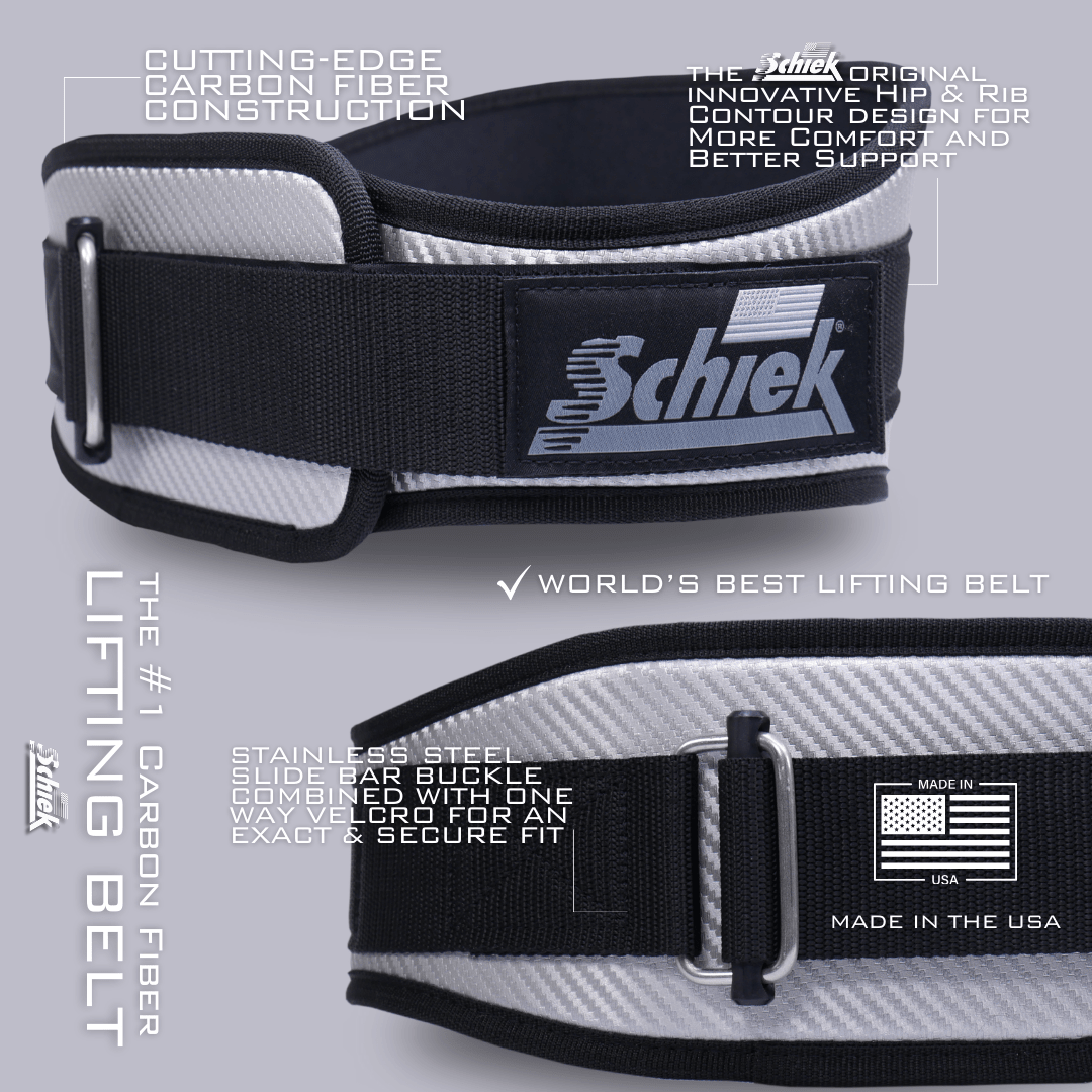 CF3004 Schiek Carbon Fiber Lifting Belt sku-52268221563176- Mann Nutrition