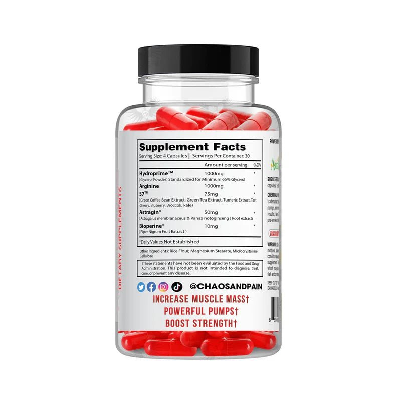 Chaos and Pain Chemical N.O. PUMP  - Mann Nutrition
