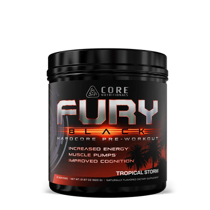Core Nutritionals FURY BLACK Hardcore Pre-Workout 850080302347- Mann Nutrition