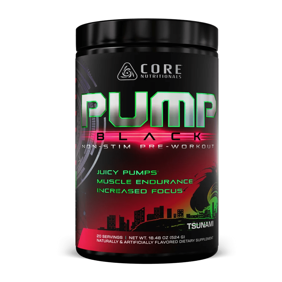 Core Nutritionals PUMP BLACK Non-Stim Pre-Workout - Mann Nutrition