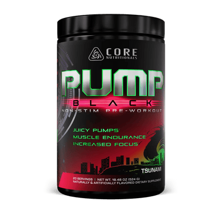 Core Nutritionals PUMP BLACK Non-Stim Pre-Workout - Mann Nutrition