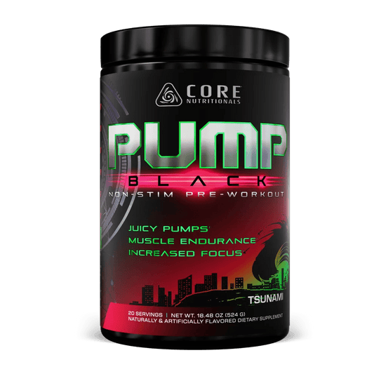 Core Nutritionals PUMP BLACK Non-Stim Pre-Workout - Mann Nutrition