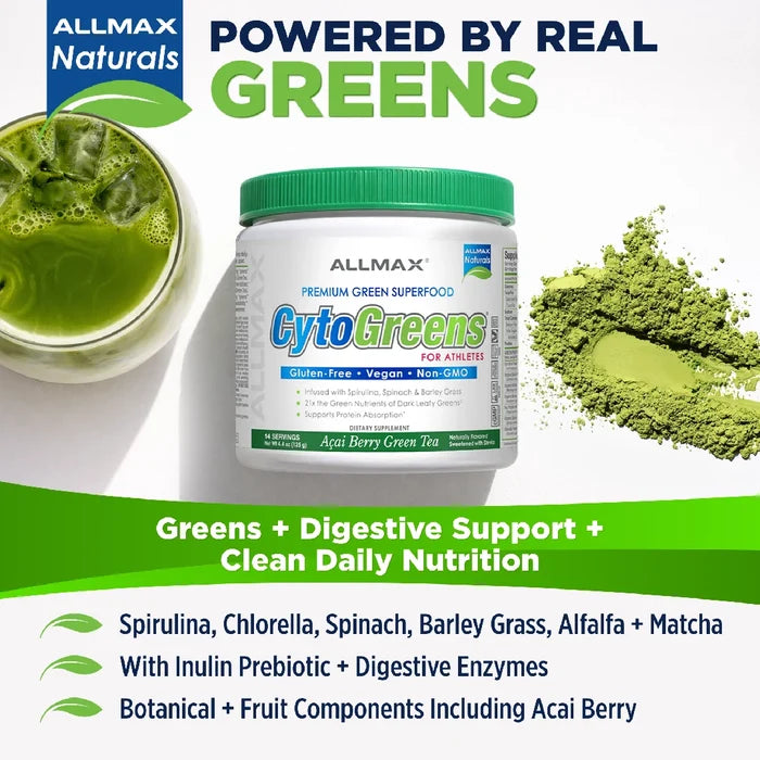 ALLMAX CytoGreens Super Green Powder 14 Servings